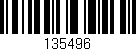 Código de barras (EAN, GTIN, SKU, ISBN): '135496'