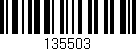 Código de barras (EAN, GTIN, SKU, ISBN): '135503'