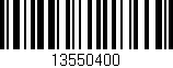 Código de barras (EAN, GTIN, SKU, ISBN): '13550400'