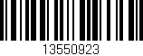 Código de barras (EAN, GTIN, SKU, ISBN): '13550923'