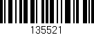Código de barras (EAN, GTIN, SKU, ISBN): '135521'