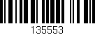 Código de barras (EAN, GTIN, SKU, ISBN): '135553'