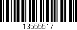 Código de barras (EAN, GTIN, SKU, ISBN): '13555517'