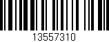Código de barras (EAN, GTIN, SKU, ISBN): '13557310'