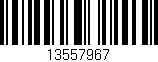 Código de barras (EAN, GTIN, SKU, ISBN): '13557967'
