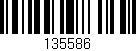 Código de barras (EAN, GTIN, SKU, ISBN): '135586'
