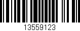Código de barras (EAN, GTIN, SKU, ISBN): '13559123'