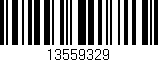 Código de barras (EAN, GTIN, SKU, ISBN): '13559329'