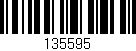 Código de barras (EAN, GTIN, SKU, ISBN): '135595'