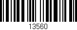 Código de barras (EAN, GTIN, SKU, ISBN): '13560'