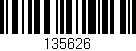 Código de barras (EAN, GTIN, SKU, ISBN): '135626'