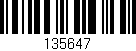 Código de barras (EAN, GTIN, SKU, ISBN): '135647'