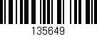 Código de barras (EAN, GTIN, SKU, ISBN): '135649'