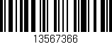 Código de barras (EAN, GTIN, SKU, ISBN): '13567366'