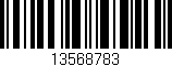 Código de barras (EAN, GTIN, SKU, ISBN): '13568783'