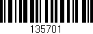 Código de barras (EAN, GTIN, SKU, ISBN): '135701'