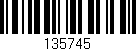 Código de barras (EAN, GTIN, SKU, ISBN): '135745'