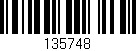 Código de barras (EAN, GTIN, SKU, ISBN): '135748'