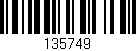 Código de barras (EAN, GTIN, SKU, ISBN): '135749'