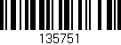 Código de barras (EAN, GTIN, SKU, ISBN): '135751'
