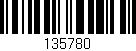 Código de barras (EAN, GTIN, SKU, ISBN): '135780'