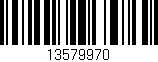 Código de barras (EAN, GTIN, SKU, ISBN): '13579970'