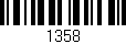 Código de barras (EAN, GTIN, SKU, ISBN): '1358'