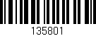 Código de barras (EAN, GTIN, SKU, ISBN): '135801'
