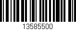 Código de barras (EAN, GTIN, SKU, ISBN): '13585500'