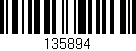 Código de barras (EAN, GTIN, SKU, ISBN): '135894'