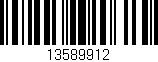 Código de barras (EAN, GTIN, SKU, ISBN): '13589912'
