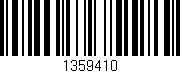 Código de barras (EAN, GTIN, SKU, ISBN): '1359410'