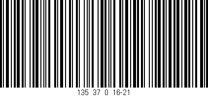 Código de barras (EAN, GTIN, SKU, ISBN): '135_37_0_16-21'