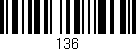 Código de barras (EAN, GTIN, SKU, ISBN): '136'