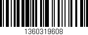 Código de barras (EAN, GTIN, SKU, ISBN): '1360319608'