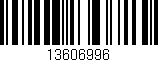 Código de barras (EAN, GTIN, SKU, ISBN): '13606996'