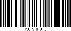 Código de barras (EAN, GTIN, SKU, ISBN): '13615_0_0_U'