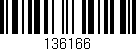 Código de barras (EAN, GTIN, SKU, ISBN): '136166'