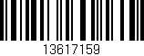 Código de barras (EAN, GTIN, SKU, ISBN): '13617159'