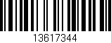 Código de barras (EAN, GTIN, SKU, ISBN): '13617344'
