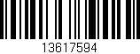 Código de barras (EAN, GTIN, SKU, ISBN): '13617594'