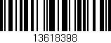 Código de barras (EAN, GTIN, SKU, ISBN): '13618398'
