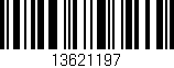 Código de barras (EAN, GTIN, SKU, ISBN): '13621197'