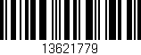 Código de barras (EAN, GTIN, SKU, ISBN): '13621779'