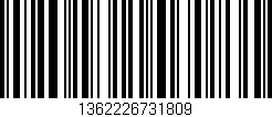 Código de barras (EAN, GTIN, SKU, ISBN): '1362226731809'