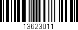 Código de barras (EAN, GTIN, SKU, ISBN): '13623011'