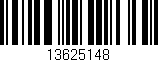 Código de barras (EAN, GTIN, SKU, ISBN): '13625148'