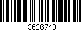 Código de barras (EAN, GTIN, SKU, ISBN): '13626743'