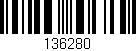 Código de barras (EAN, GTIN, SKU, ISBN): '136280'
