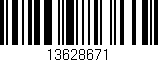 Código de barras (EAN, GTIN, SKU, ISBN): '13628671'